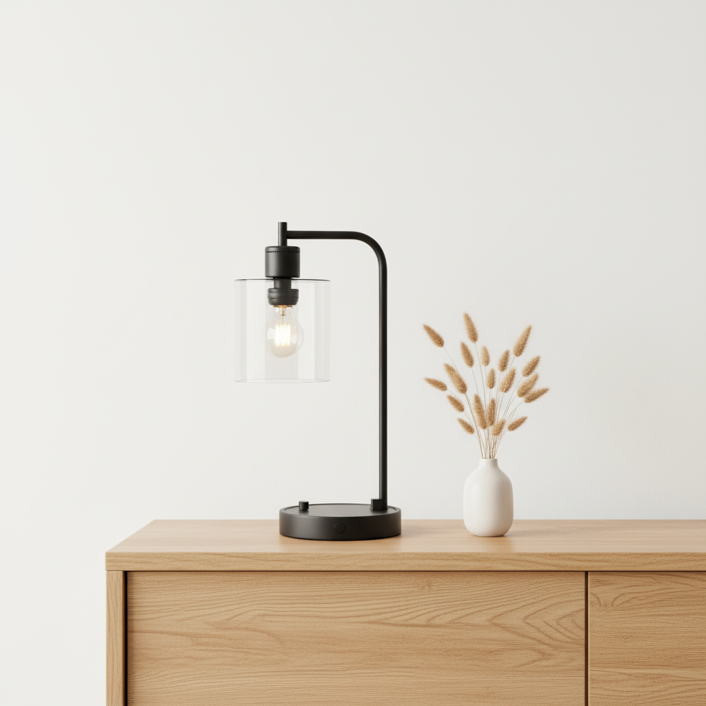 Oil Rubbed Bronze Table Lamps Set Of Two With USB Ports