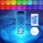 Crystal Table Lamp 16 Color Changing RGB Rose Diamond (Multi-Color)